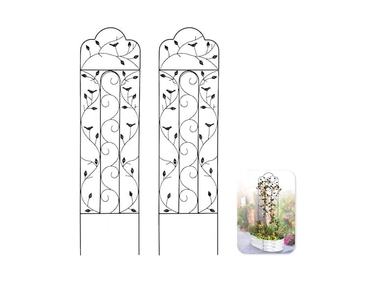 Idzo 60in 5ft 100% Metal Garden Trellises
