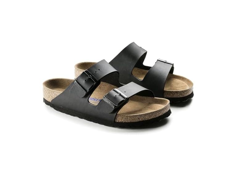 Birkenstock Arizona Leather Black(Open Box) (New; Open Box)