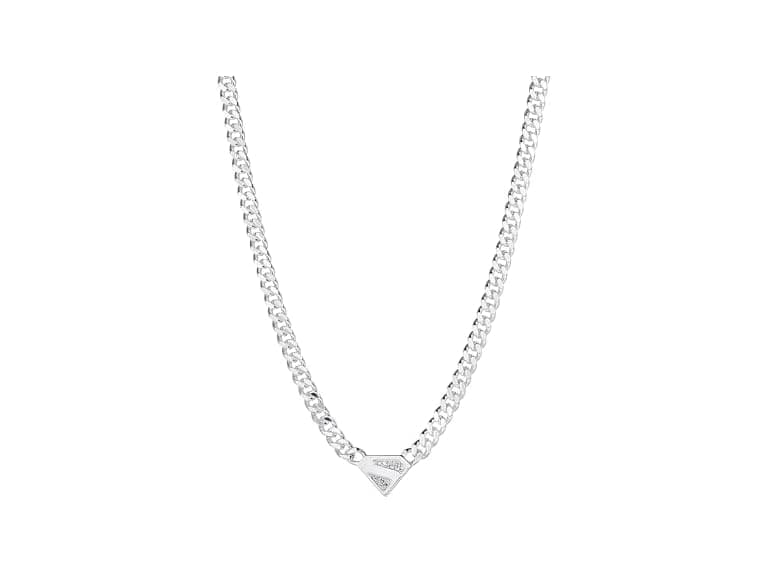 Alex And Ani Superman™ Pave Logo Necklace
