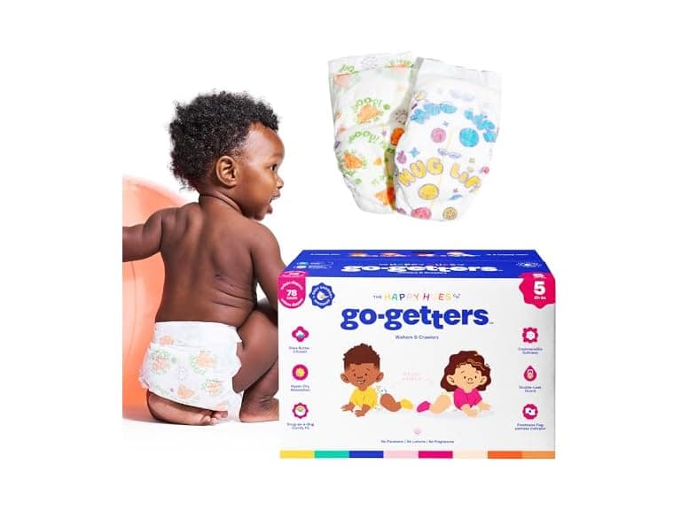 Happy Hues Disposable Diapers Size 5 78 Count