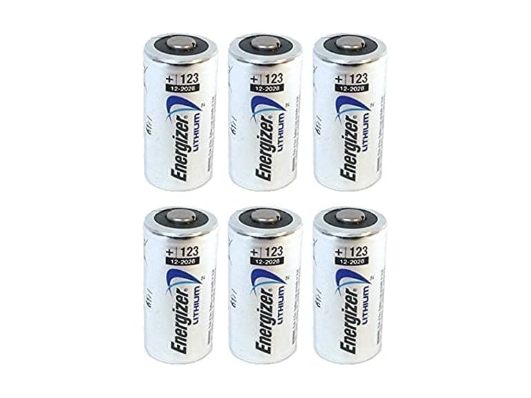 (6 PACK) Energizer 123 Lithium Batteries