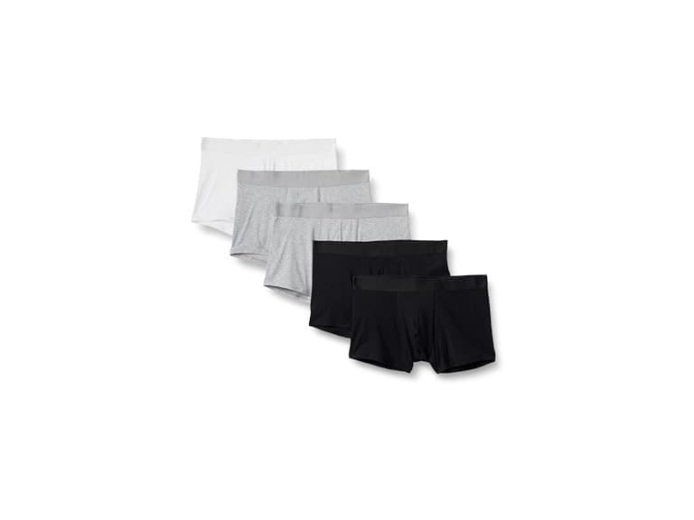 Amazon Essentials Mens Cotton Jersey Boxer Shorts 5Pk