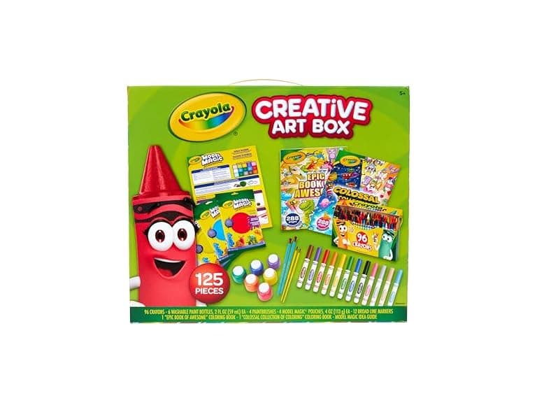 Crayola Art Set for Kids (125pcs), Art Set