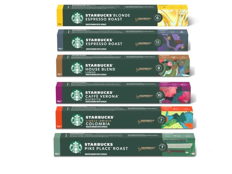 Starbucks by Nespresso Variety Pack, 60 or 120 Ct