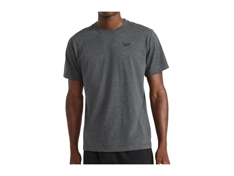Reebok Mens Embroidery SS Crewneck Tee