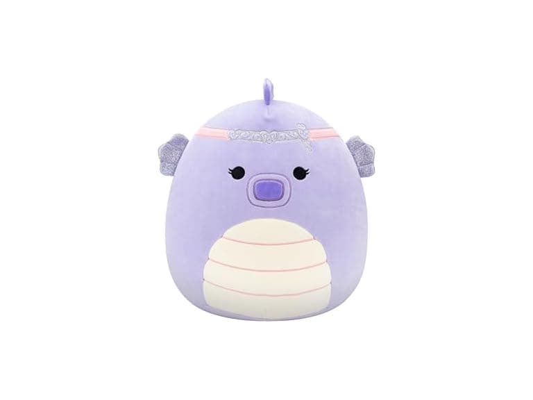 Squishmallows Original 12in Eartha The Purple Seahorse