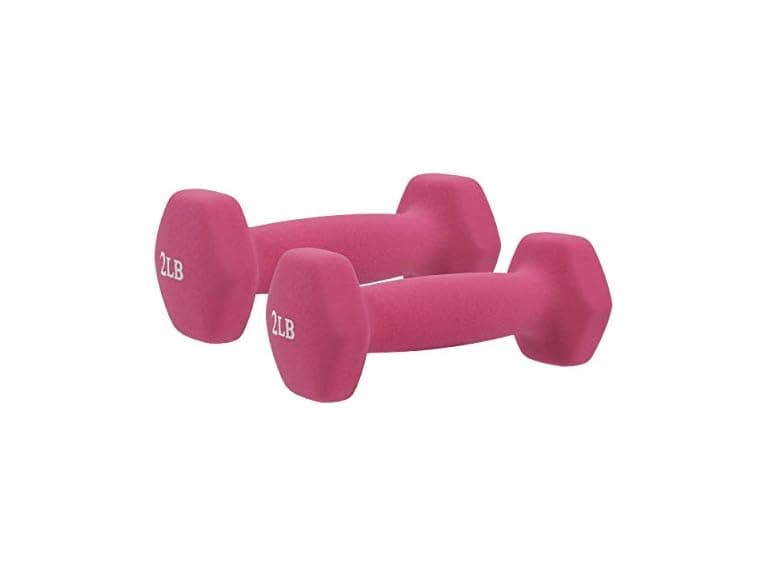Sunny Health & Fitness Neoprene Dumbbell - 2lbs- Pair