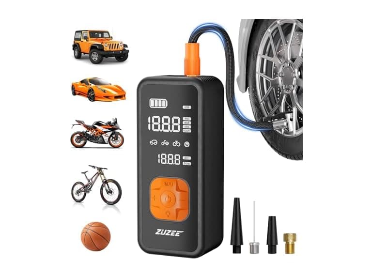 ZUZEE BH-858 Tire Inflator Portable Air Compressor