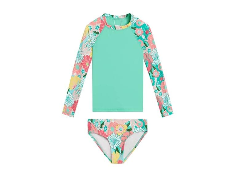 Kanu Surf Girls Long Sleeve Set Gianna Coral