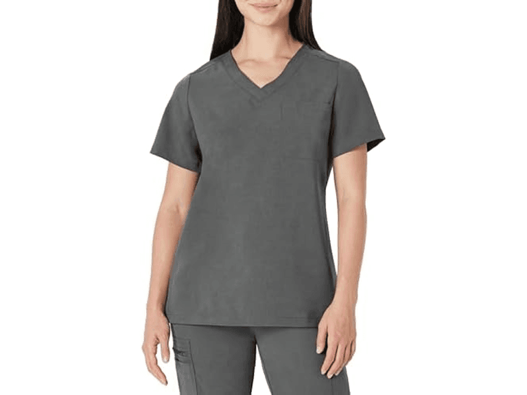 Amazon Basics Women Scrubs V-neck Top