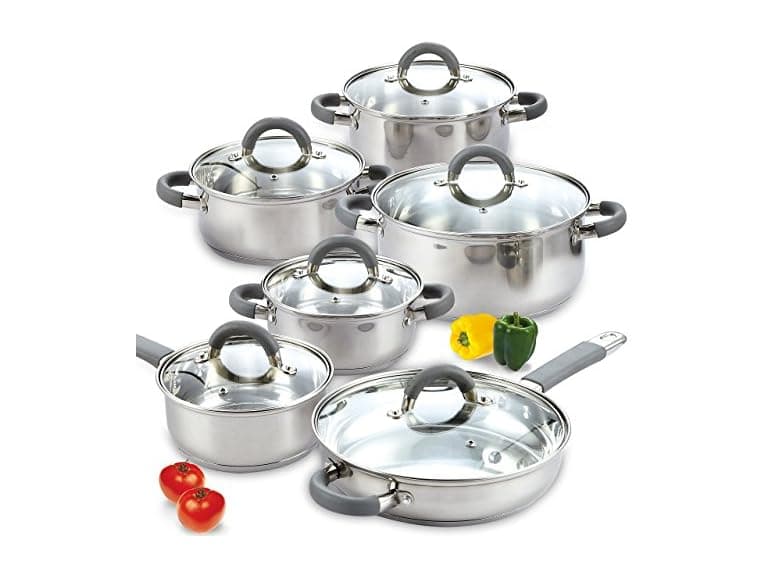 Cook N Home Stainless Steel Cookware Sets