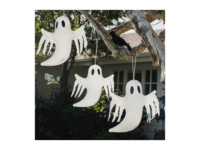 FUNBOY Hanging Ghost Halloween Decorations