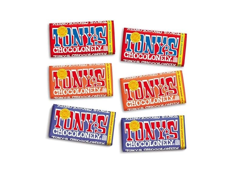Tonys Chocolonely Milk Choc Bundle 6 Bar