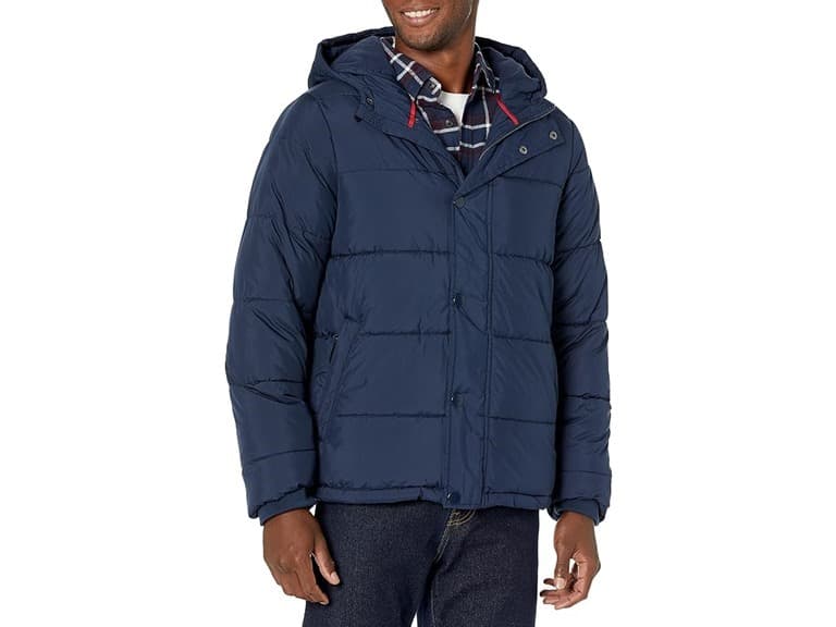 Amazon Essentials Mens Heavyweight Hooded Puffer Coat