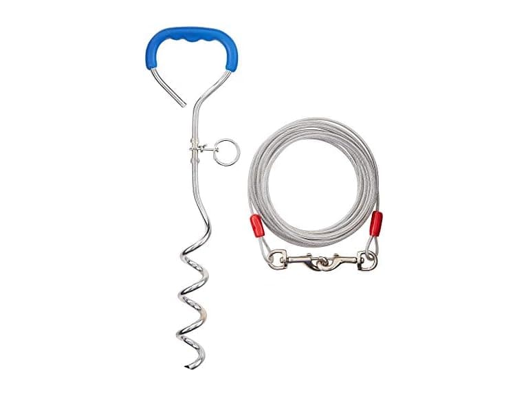 Petmate Easyturn 18 Inch Spiral Stake Dog Tie Out