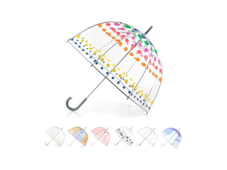 Totes Adult Windproof Bubble Umbrella J Visibility