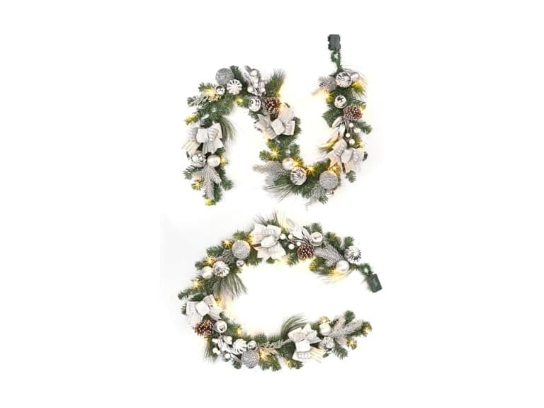 Garvee Ft Pre Lit Christmas Garland Mantle