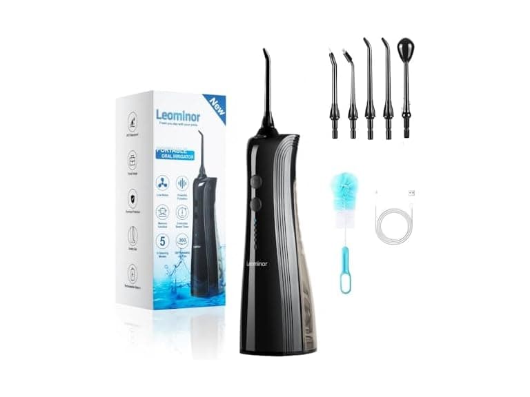Leominor Water Dental Flosser - 5 Modes
