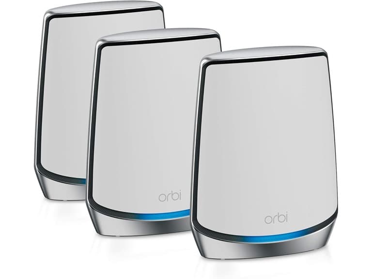 NETGEAR Orbi AX6000 Tri-Band Mesh, 3-Pack (Refurbished)