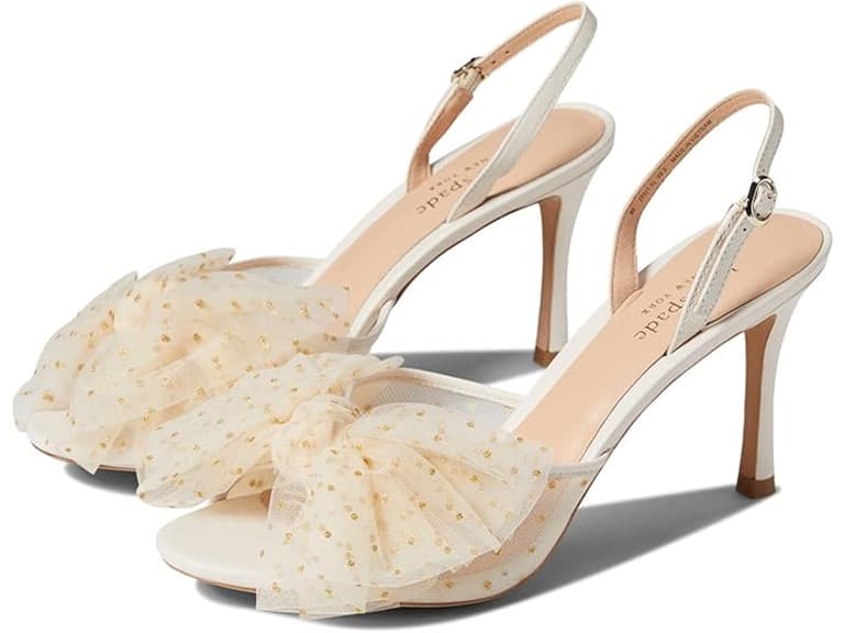 Kate Spade New York Bridal Bow Pump Sandal (5)