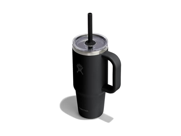 Hydro Flask 24oz Travel Tumbler - Black Tonal