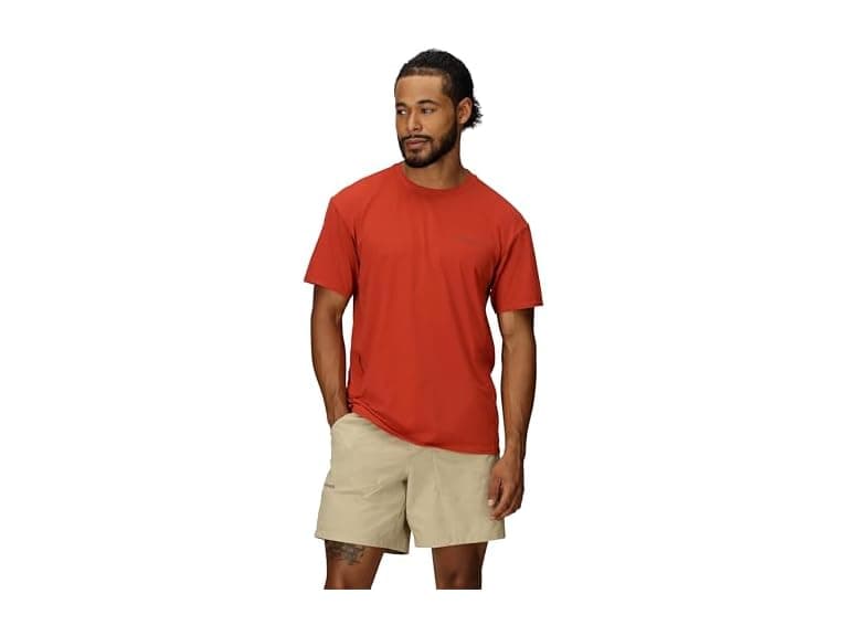 MARMOT Men Small Air Exchange UPF 50 Short Shirt