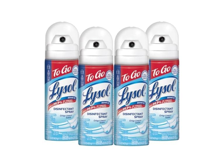 Lysol To Go Spray Travel Pack of 4
