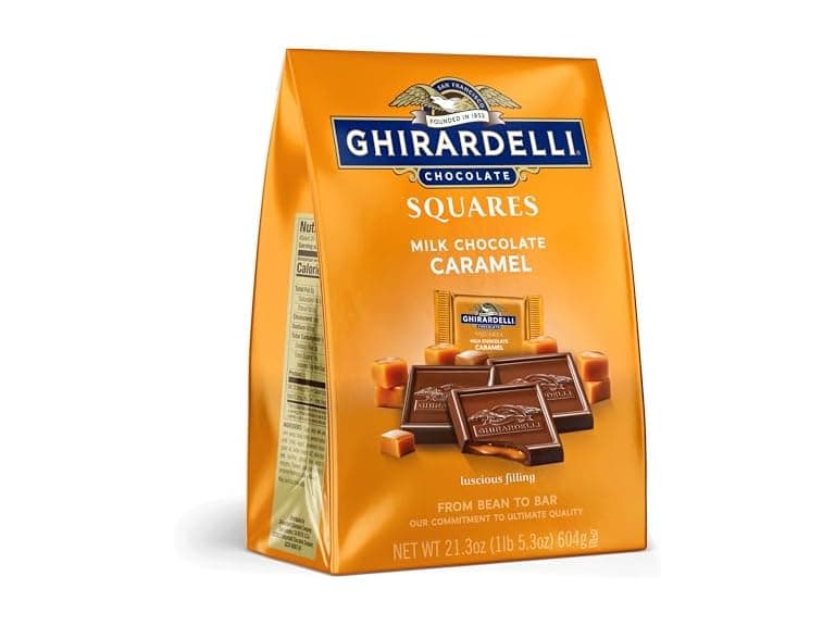 Ghirardelli Milk Choc Caramel Squares 21