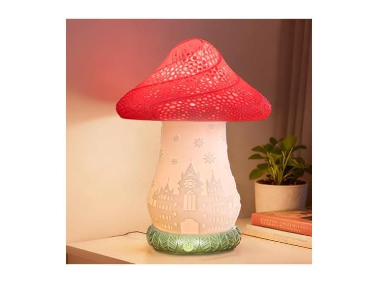 WISUCL Cordless Mushroom Lamp