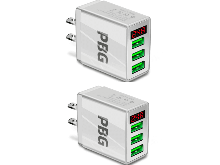 2-Pack Wall Charger 3-Port