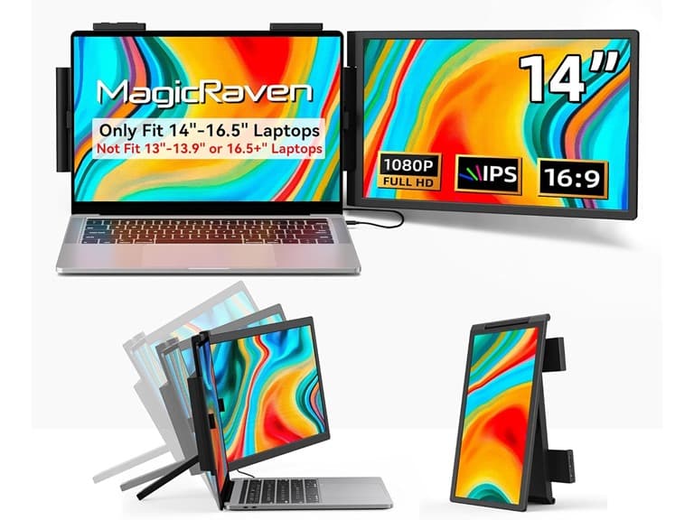 Laptop Screen Extender | 14" 1080P IPS