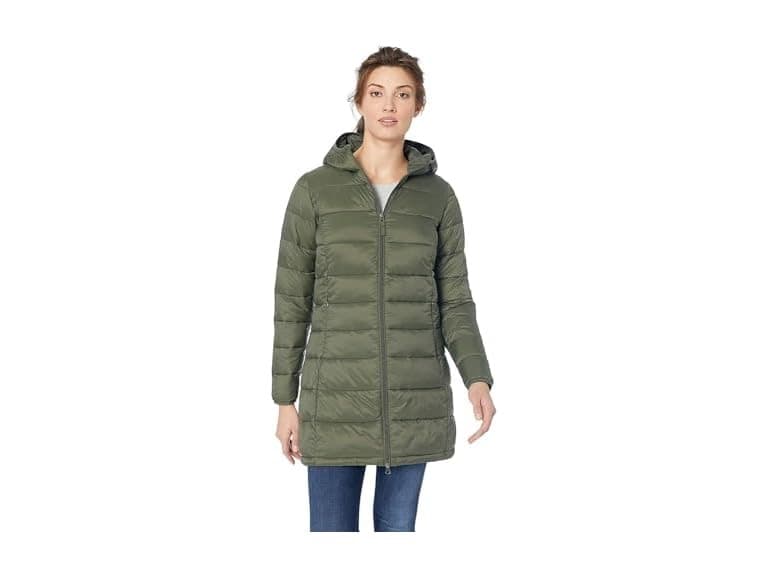 Amazon Essentials Womens Lt WP Packable Hooded Puffer Coat