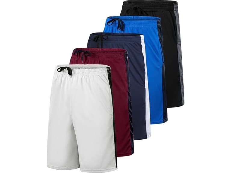 (5PK) Men's Active Performance Shorts