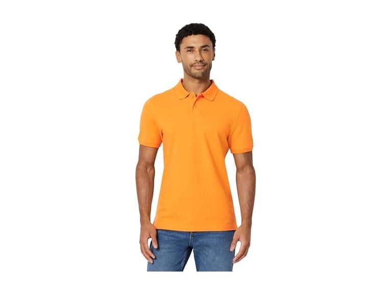 Amazon Essentials Men SS Cotton Pique Polo