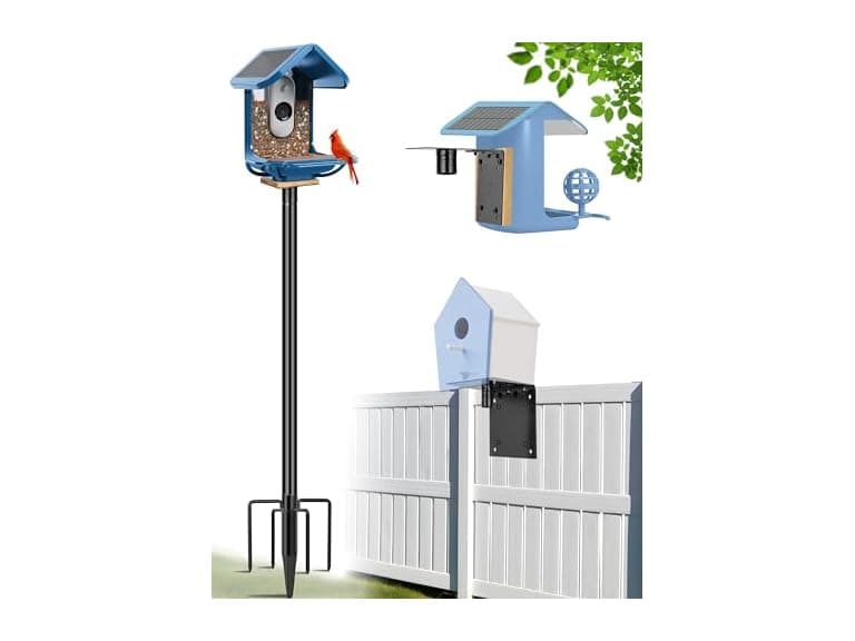 XDW-GIFTS 109in Metal Bird Feeder Pole