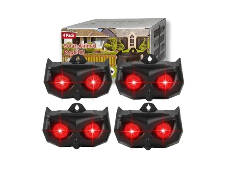 Solar Animal Repeller, 4 Pack