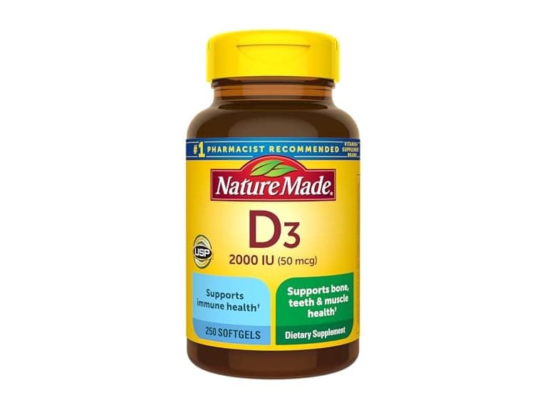Nature Made Vitamin D3 2000IU 250ct