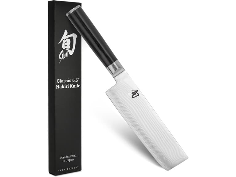 Shun Classic 6.5" Nakiri Knife, Handcrafted Japanese Knife