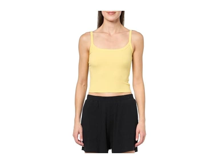 Florence By Mills Women Sunburst Ribbed Crop Top