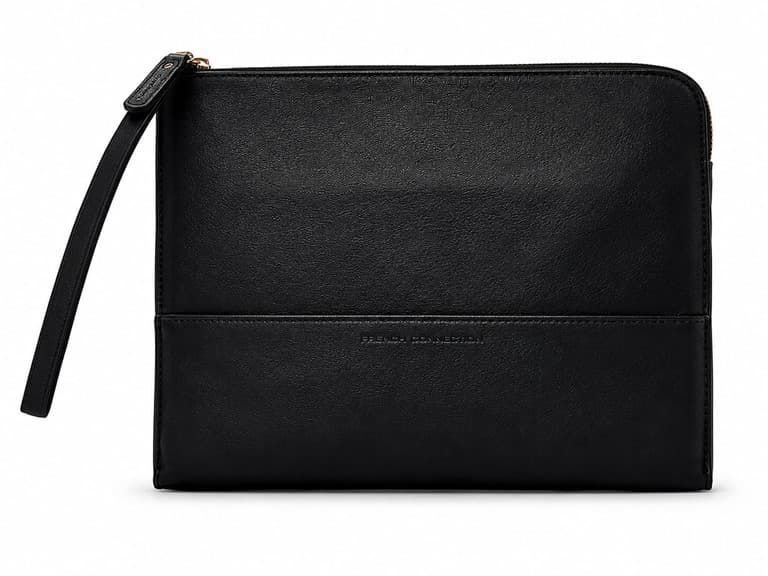 Black Wristlet Clutch Pouch