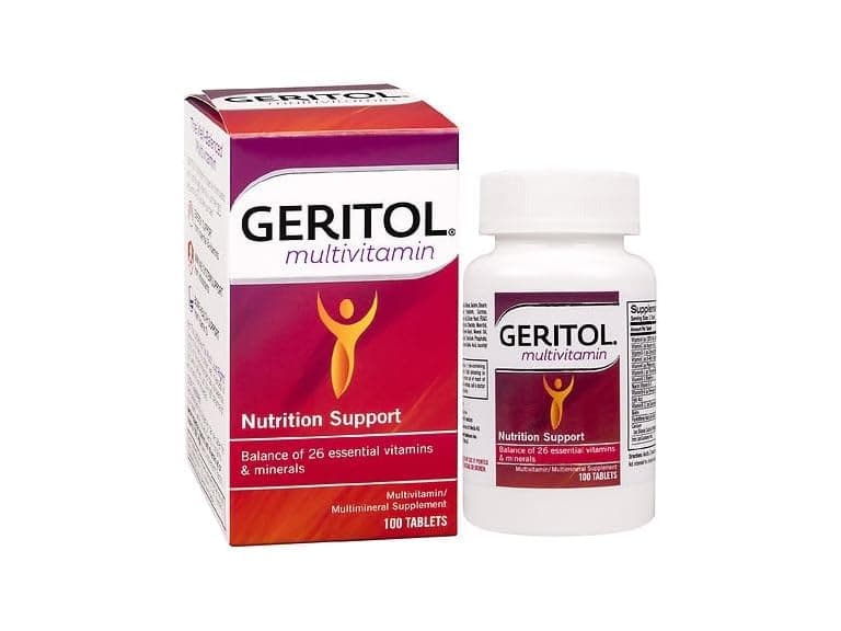 Geritol Multivitamin Support 100 Tablets