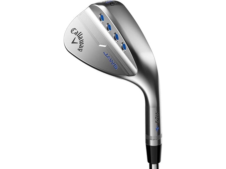 Callaway Golf MD5 Jaws Wedge (Chrome (2022)," 50 Degree, S Grind, 10* Bounce, Steel Shaft) (Right Hand)