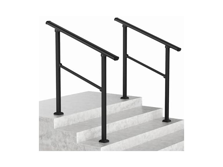 LOVMOR 3 Step Hand Rails 2-Pack