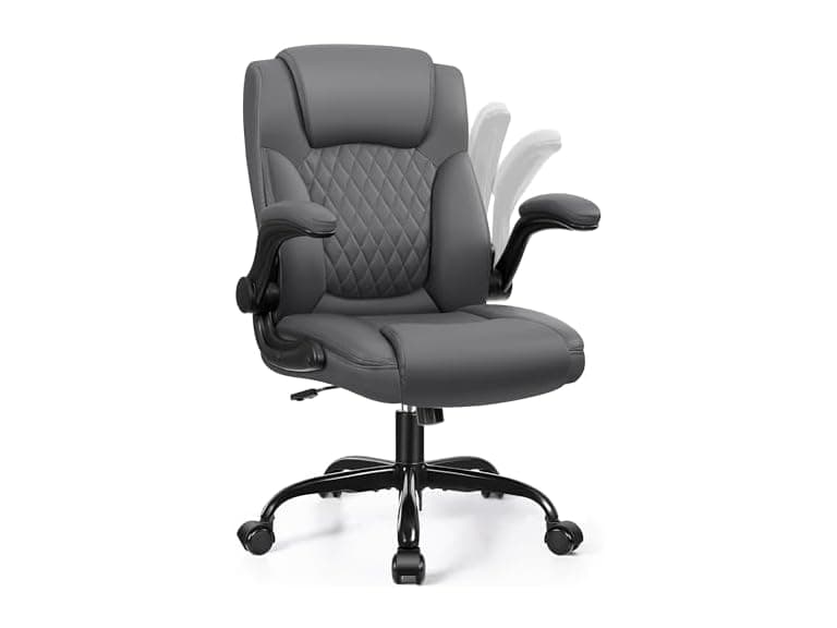 Brick Attic W0893 Leather Office Chair1 (Open Box) (New; Open Box)