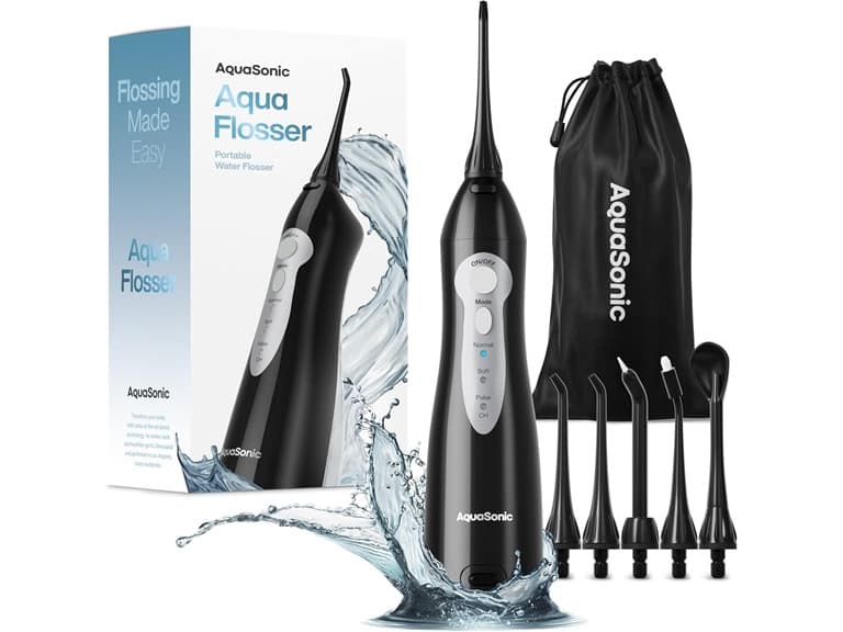 AquaSonic Aqua Flosser Black
