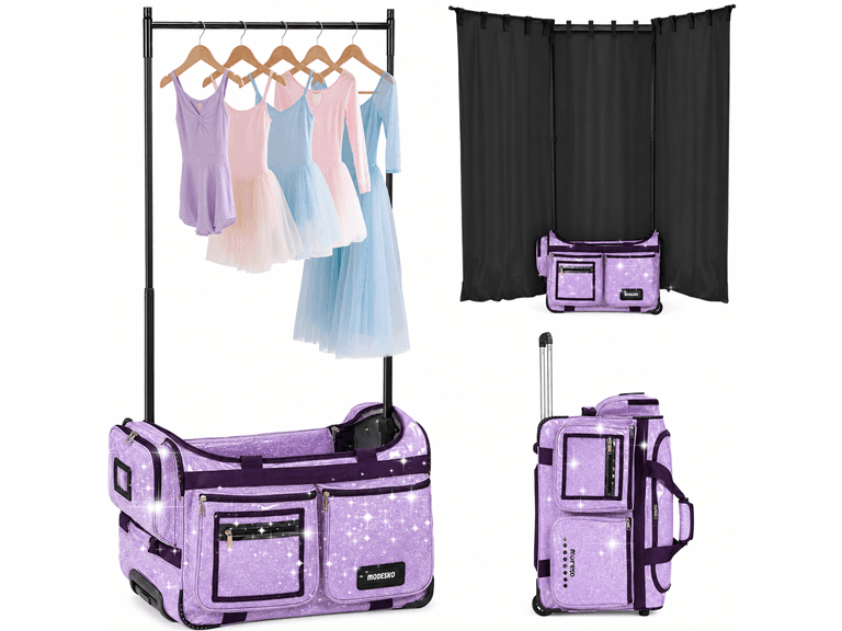 Rolling Dance Bag w/ Garment Rack 23- Choose Color