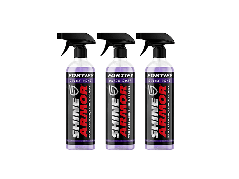 3 PACK Shine Armor 16oz Car Wax Spray