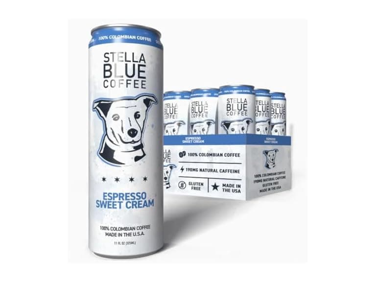 12PK Stella Blue Espresso Sweet Cream Latte Cans
