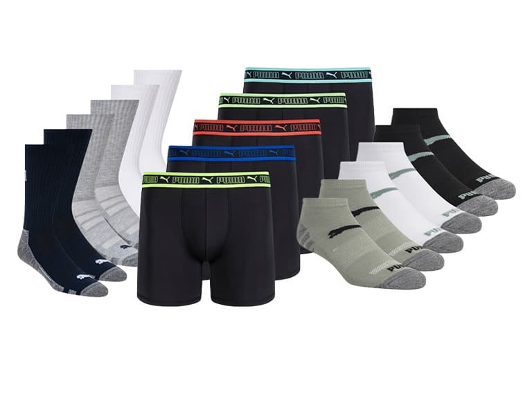 PUMA Boxer Briefs & Socks