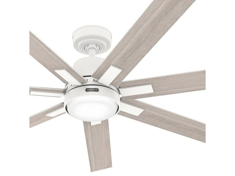 Hunter Fan 60" Matte White Ceiling Fan (Refurbished)